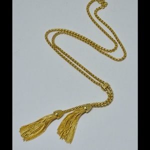 j.crew tassel chain necklace